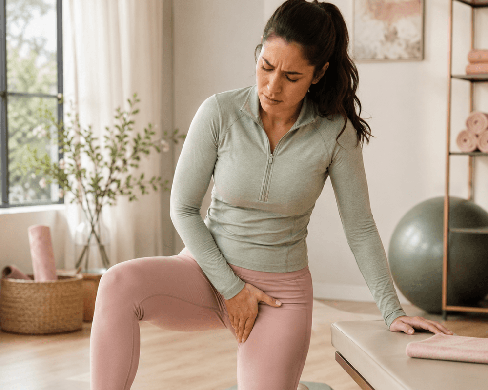 Incômodo ao praticar exercícios
